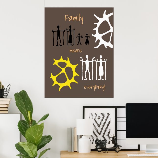 Poster Famille Tapetstry ! (Bureau à domicile)