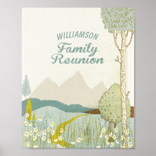 Poster Family Reunion Outdoor Event