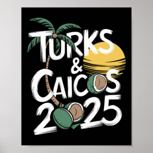 Poster Family Turks Caicos 2025 Trip Friends Group Vacati