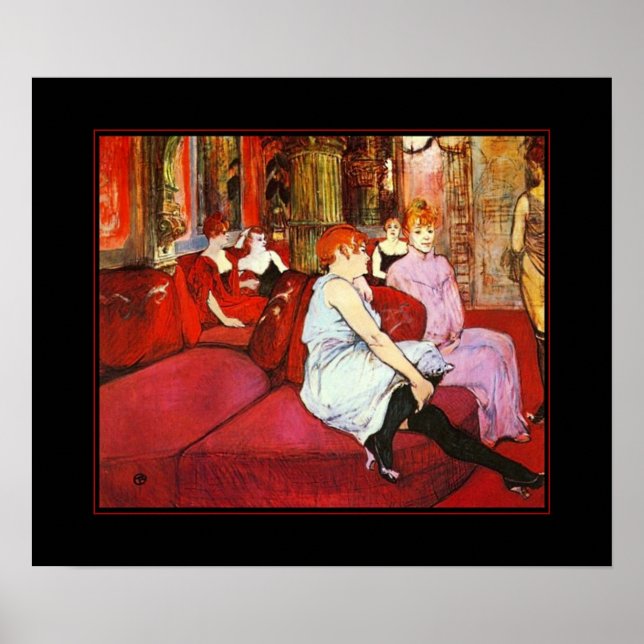 Poster Famous Artists Henri de Toulouse Lautrec (Vorne)