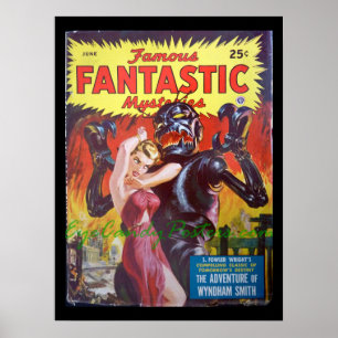 Poster Famous Fantastic Mysteries 13_Pulp Art