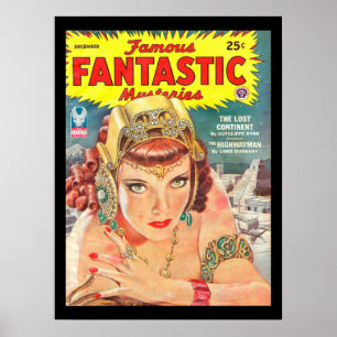 Poster Famous Fantastic Mysteries 1944-12 0001_Pulp Art