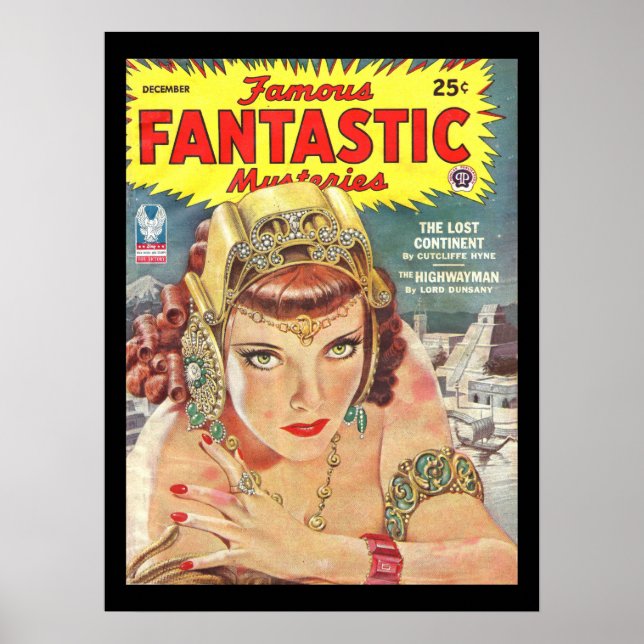 Poster Famous Fantastic Mysteries 1944-12 0001_Pulp Art (Devant)