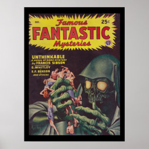 Poster Famous Fantastic Mysteries 46-12_Pulp Art
