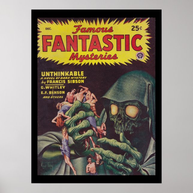 Poster Famous Fantastic Mysteries 46-12_Pulp Art (Devant)