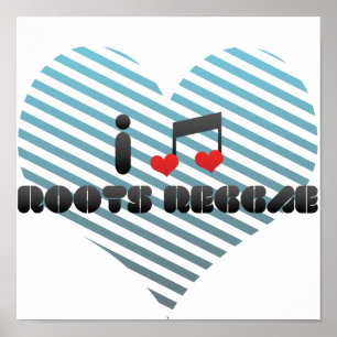 Poster Fan de reggae de racines