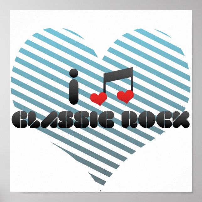 Poster fan de rock classique (Devant)