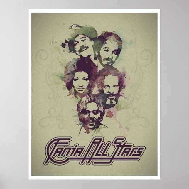 Poster Fania All Stars Premium HQ (Devant)