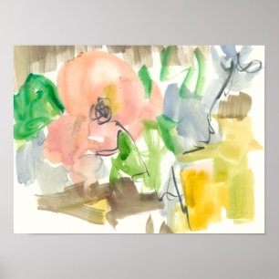 Poster Fantaisie dans le jardin II