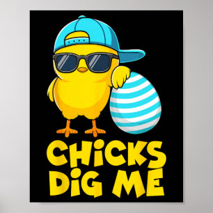 Poster Fantaisie Poussins Me Creuser Pour Hommes Garçons