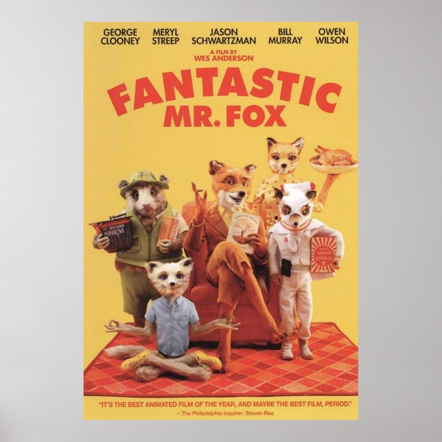 Poster Fantastique M. Fox (Devant)
