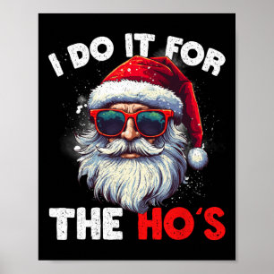 Poster Fantastique Noël Père Noël Je Le Fais Pour Le Hos