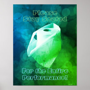 Poster Fantastiques panneaux de salle de bains, Humour de