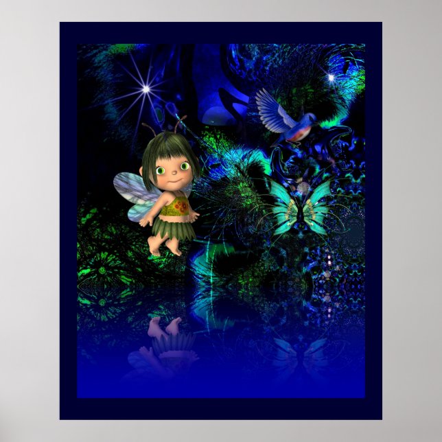 Poster Fantasy Art Star Angel Girl (Vorne)