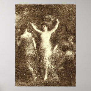 Poster Fantin-Latour - Danses