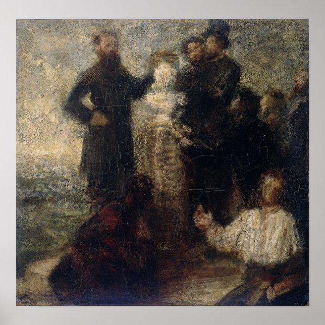 Poster Fantin-Latour - Hommage À Berlioz (Devant)