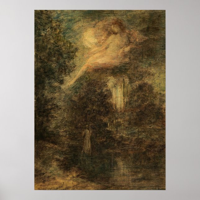 Poster Fantin-Latour - L'Évocation (Solitude) (Devant)