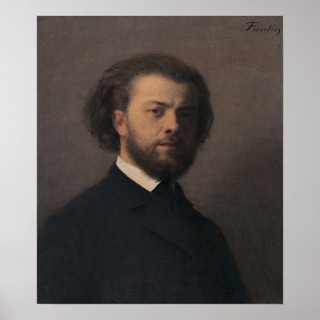Poster Fantin-Latour - Portrait 1867 (Devant)