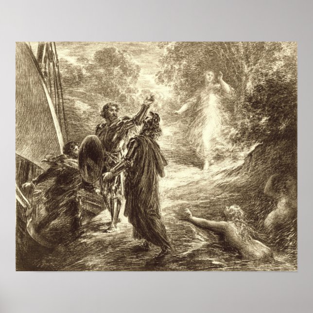 Poster Fantin-Latour - Rinaldo (Devant)