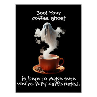Poster Fantôme de café