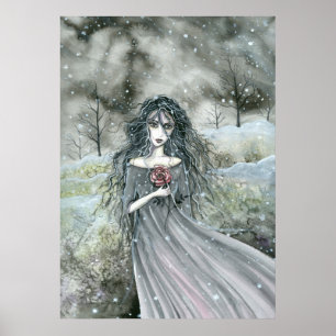 Poster Fantôme de l'Imaginaire Cathy Art gothique Molly H
