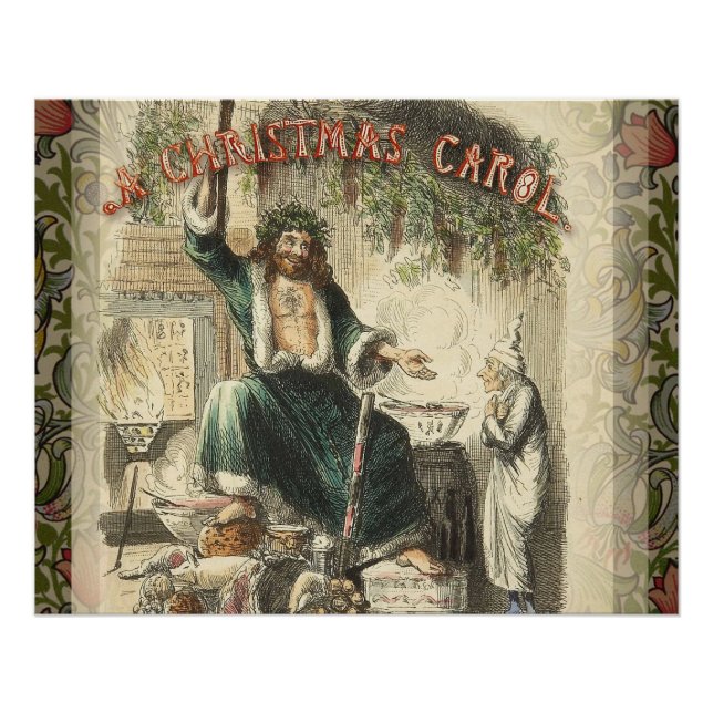 Poster Fantôme de Noël Présent Scrooge (Devant)