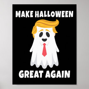 Poster Fantôme de Trump. Fête de Halloween Rendez sa Gran