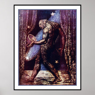 Poster Fantôme d'une Flea par WIlliam Blake