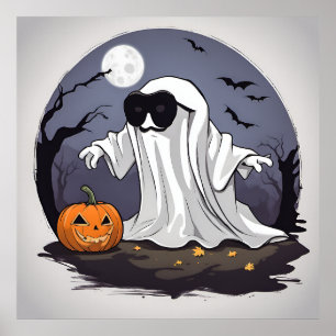 Poster Fantôme - Halloween