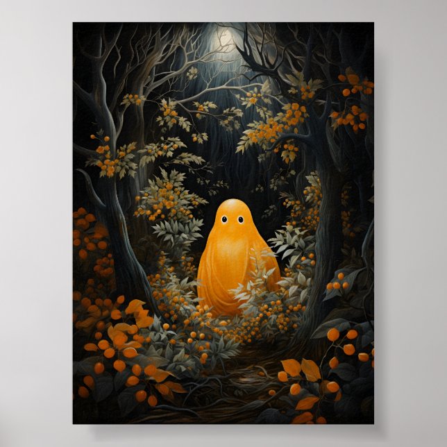 Poster Fantôme Orange Qui S'Éclatait Dans L'Ombre Sous L' (Devant)