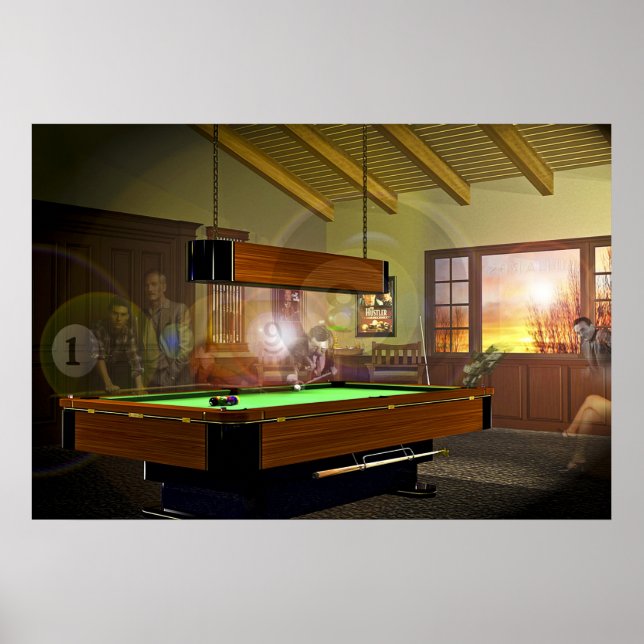 Poster Fantômes de pool (Devant)