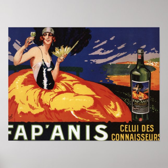 Poster Fap'Anis Celui Des Connaisseurs (Devant)