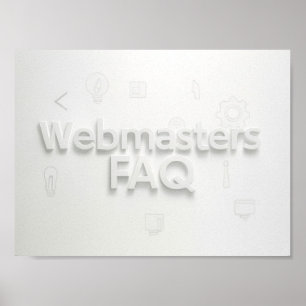 Poster FAQ Webmasters