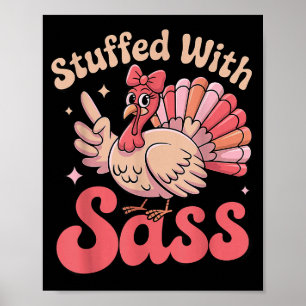 Poster Farci avec dinde S mignon Nk Coquette Thanksgiving