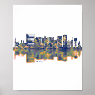 Poster Fargo Skyline