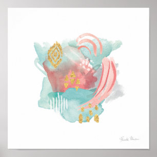 Poster Faridas Abstrait - Couleurs muettes 2