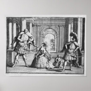Poster Farinelli, Cuzzoni et Senesino à Handel's