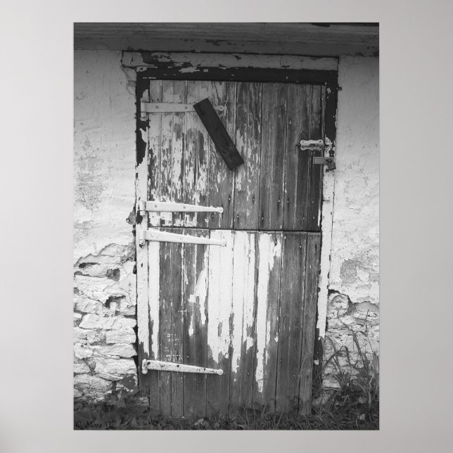 Poster "Farm House Door" (Vorne)