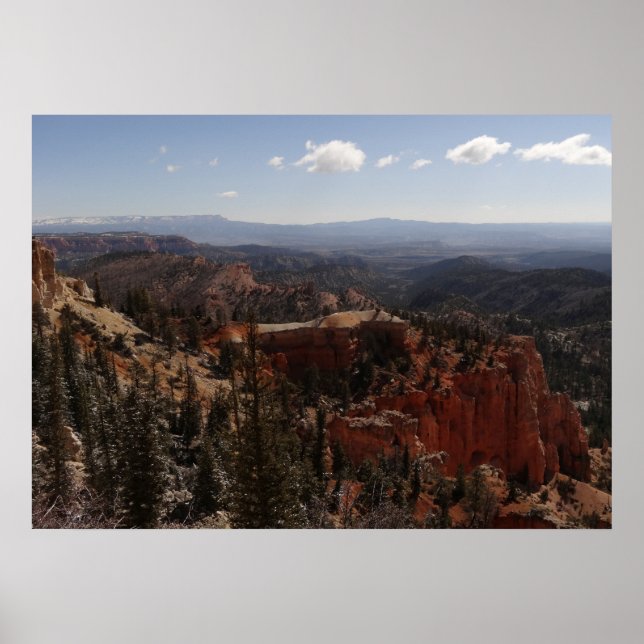 Poster Farview Point au parc national du canyon de Bryce (Devant)