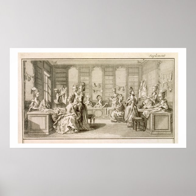 Poster Fashion shop, de l'"Encyclopedia" de Denis Do (Devant)