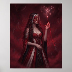 Poster Fate Fil Rouge Karma Thread Destiny Gothique
