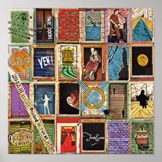 Poster Fausses portes - Puertas falsas - V.E.N.