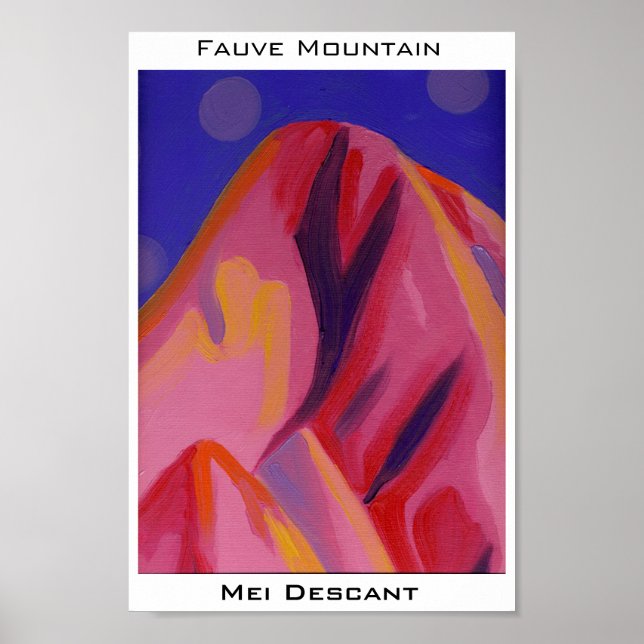 Poster Fauve Mountain (Devant)
