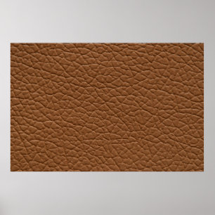 Poster Faux cuir teintes brun clair texture majeure. abs