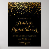 Faux Gold Foil Confetti moderne Fête des mariées n
