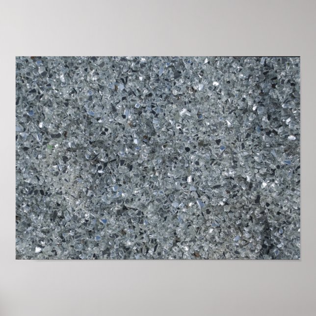 Poster Faux Grey Sparkle (Devant)
