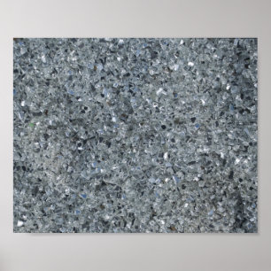 Poster Faux gris scintillant