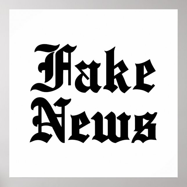 Poster Faux News (Devant)
