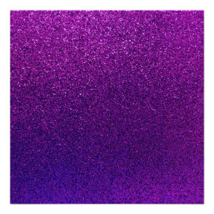 Poster Faux Violet Violet Parties scintillant Arrière - p