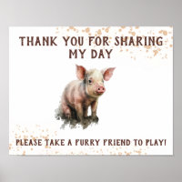 Faveur de ferme animale farcie